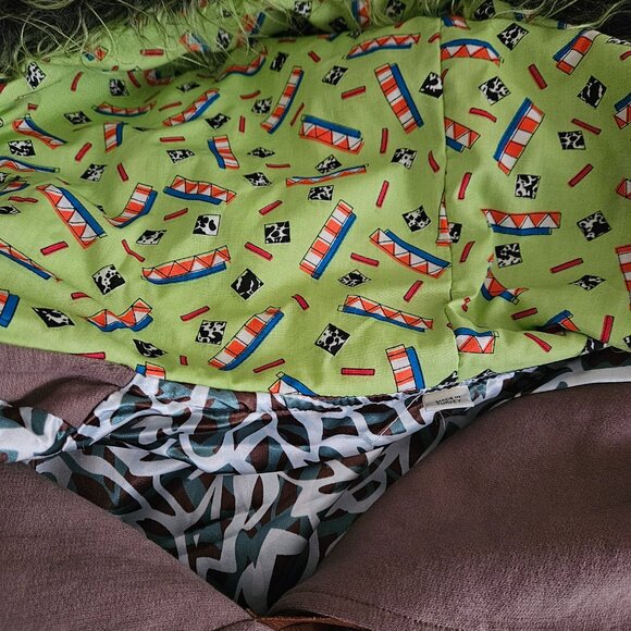 West Soul Design Factory Women's Funky 100% Cotton Jersey Jacket Size M - Picture 6 of 10